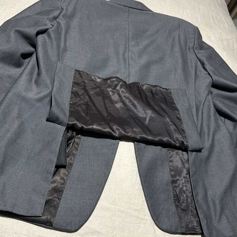 Men gray blazer - Picture 12 of 14